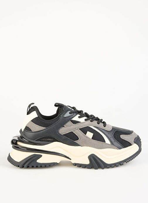 Hammer Jack Siyah-Beyaz Kadın deri Sneaker 101 24722-Z - Görsel 2