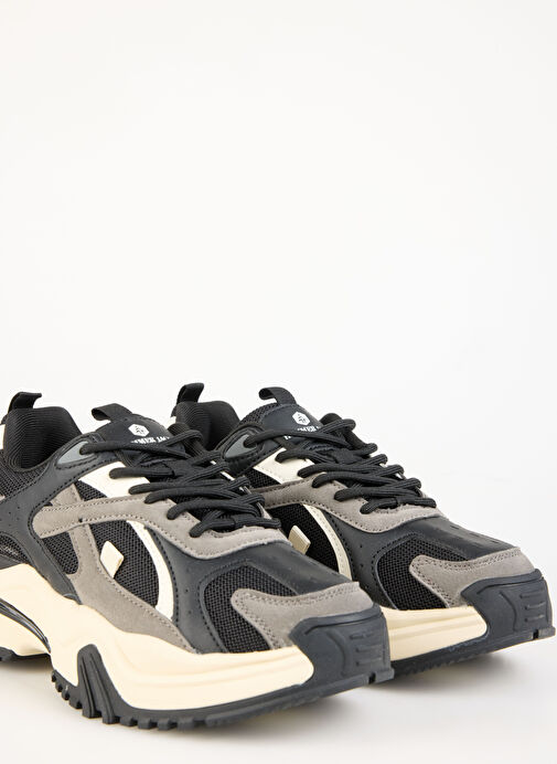 Hammer Jack Siyah-Beyaz Kadın deri Sneaker 101 24722-Z - Görsel 4