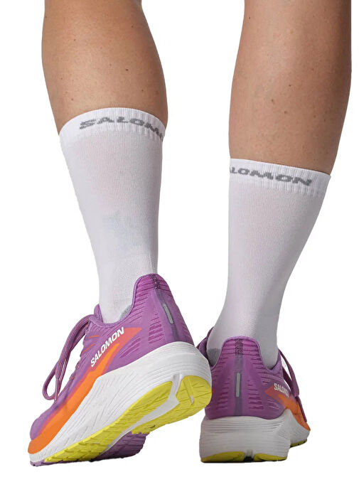 Salomon L47426300AERO BLAZE 2 W Lila - Turuncu Kadın Koşu Ayakkabısı - Görsel 7