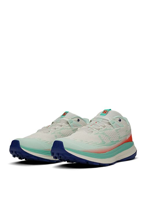 Salomon L47600400ULTRA GLIDE 2 W Beyaz - Yeşil Kadın Koşu Ayakkabısı - Görsel 4