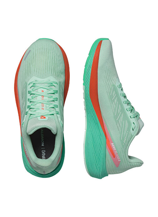 Salomon L47684000AERO BLAZE 2 W Yeşil Kadın Koşu Ayakkabısı - Görsel 7