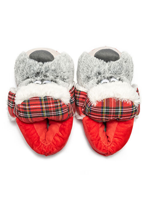 Twigy Gri Erkek Ev Terliği TW GOLDI - Görsel 2