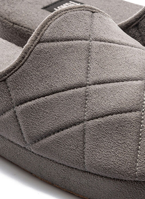 Twigy Gri Erkek Ev Terliği TW BAKO - Görsel 3