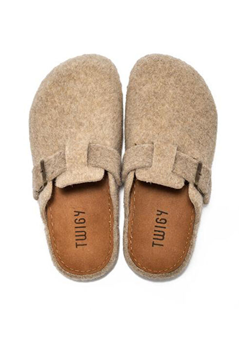 Twigy Bej Erkek Ev Terliği TW MANU - Görsel 4