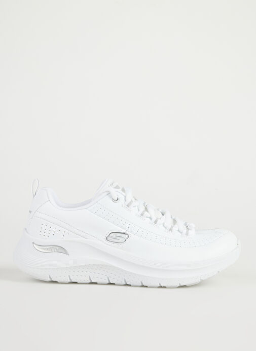 Skechers 150061TK WSL ARCH FİT 2.0 - STAR BO Beyaz Deri Kadın Yürüyüş Ayakkabısı - Görsel 2