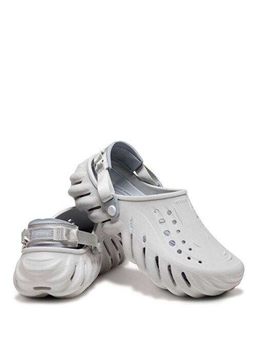 Crocs Gri Erkek EVA Plaj Terliği Echo Clog - Görsel 4