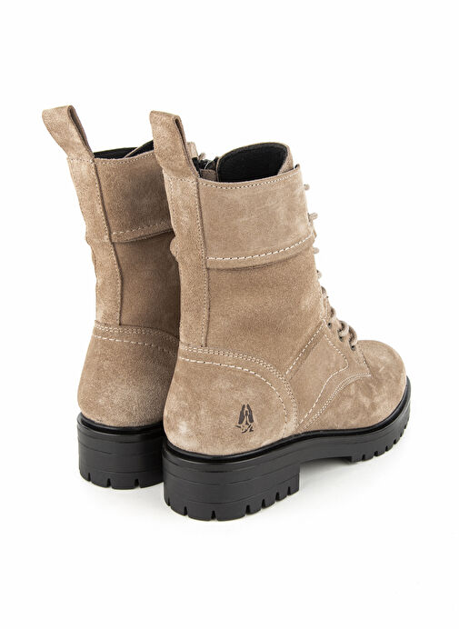 Hush Puppies Bej Kadın Nubuk Bot 725009-196 - Görsel 5