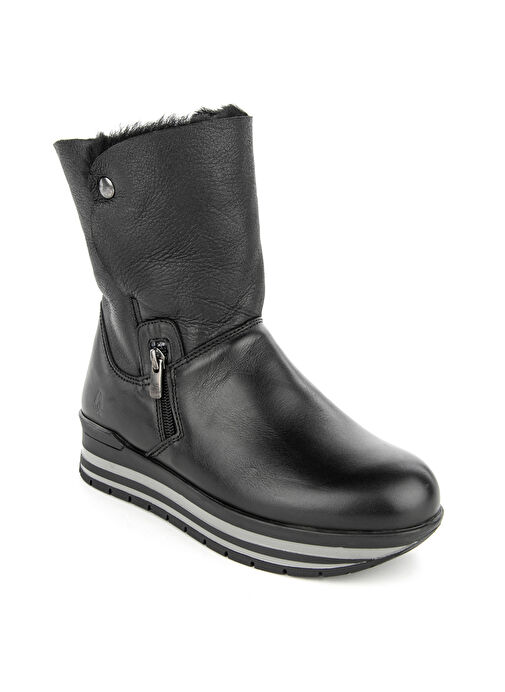 Hush Puppies Siyah Kadın Deri Bot 725014-001 - Görsel 3