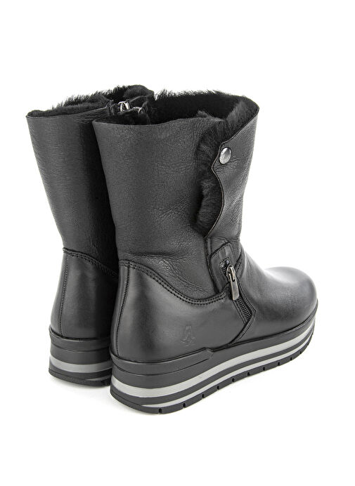 Hush Puppies Siyah Kadın Deri Bot 725014-001 - Görsel 4