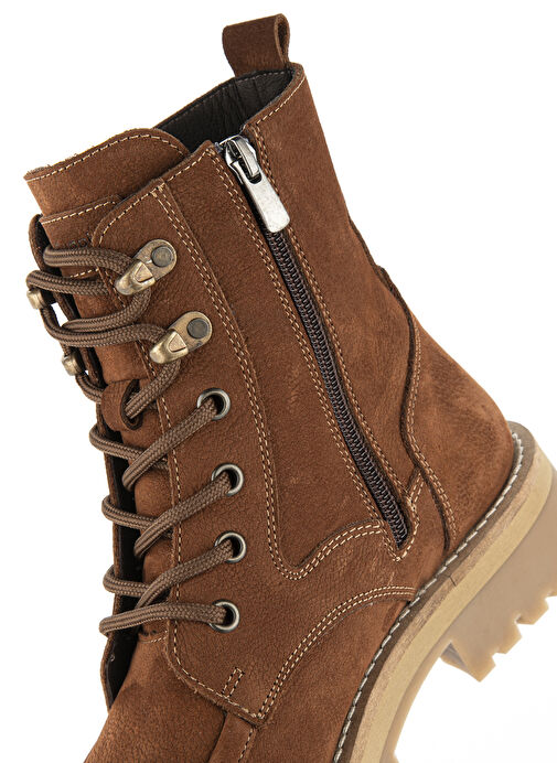 Hush Puppies Taba Kadın Nubuk Bot 725030-773 - Görsel 6