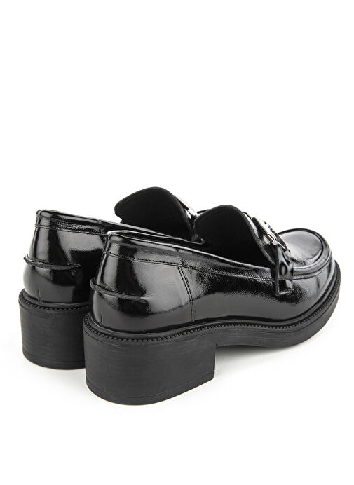 Hush Puppies Siyah Kadın Deri Loafer 725018-430 - Görsel 5