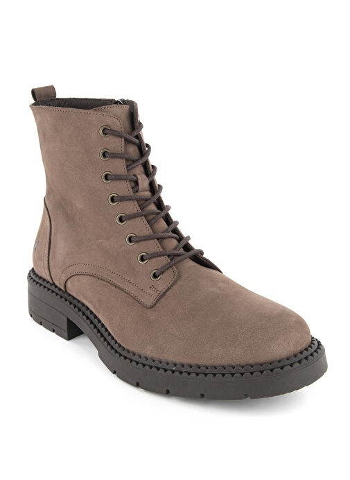 Hush Puppies Bej Erkek Nubuk Bot Heilig - Görsel 4