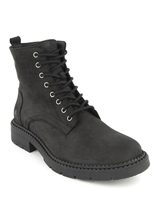 Hush Puppies Siyah Erkek Nubuk Bot Heilig - Görsel 4
