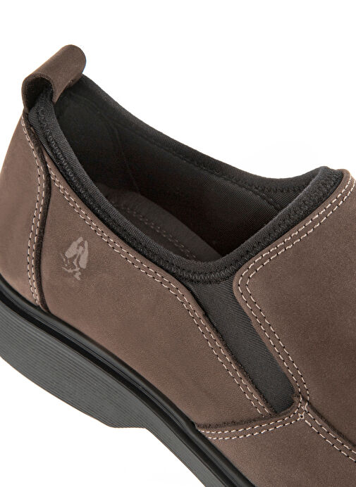 Hush Puppies Taupe Erkek Nubuk Günlük Ayakkabı Laachen - Görsel 5