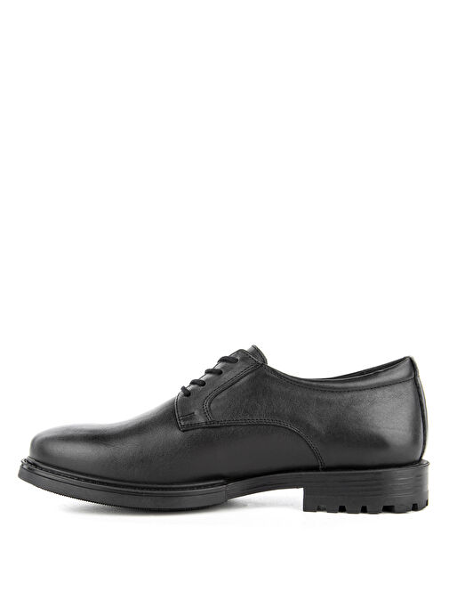 Hush Puppies Siyah Erkek Deri Klasik Ayakkabı Fudud - Görsel 3