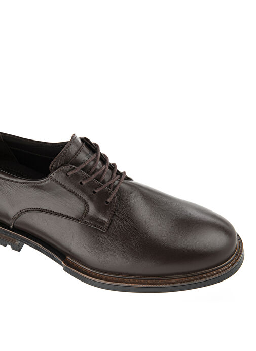 Hush Puppies Kahverengi Erkek Deri Klasik Ayakkabı Fudud - Görsel 5