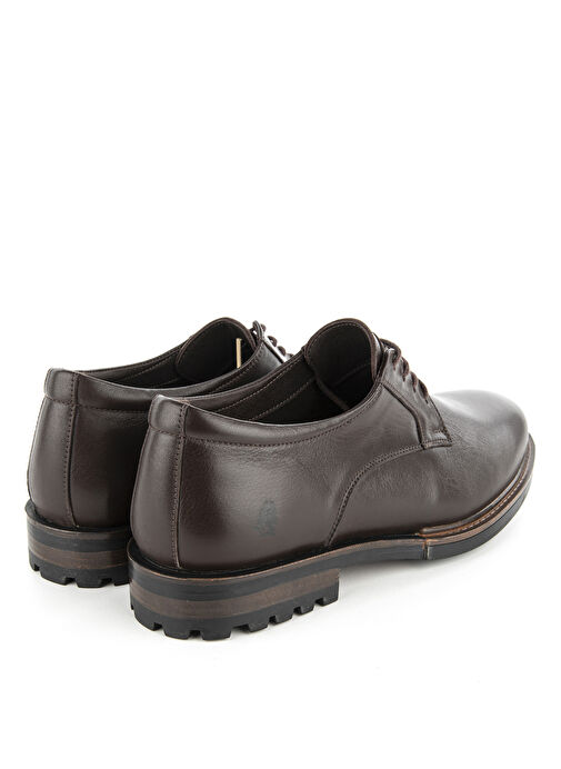Hush Puppies Kahverengi Erkek Deri Klasik Ayakkabı Fudud - Görsel 6