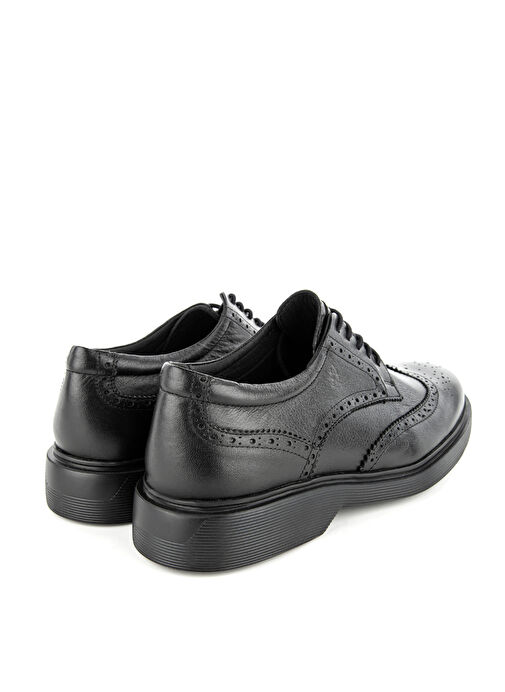 Hush Puppies Siyah Erkek Deri Klasik Ayakkabı Luas - Görsel 6