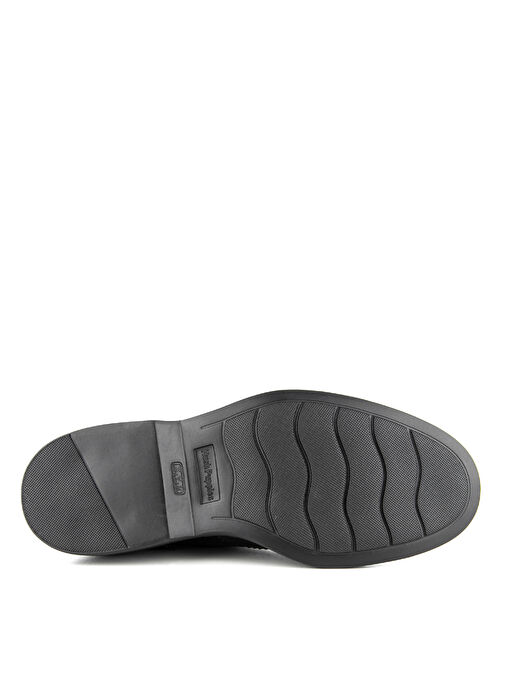 Hush Puppies Siyah Erkek Deri Klasik Ayakkabı Luas - Görsel 7