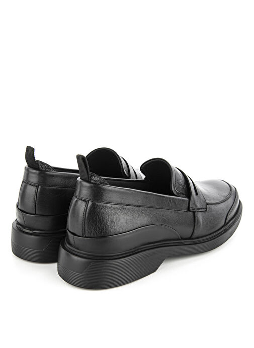 Hush Puppies Siyah Erkek Deri Günlük Ayakkabı Orin - Görsel 6