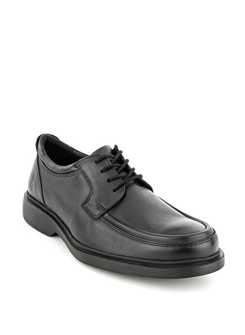 Hush Puppies Siyah Erkek Deri Günlük Ayakkabı Panas - Görsel 4