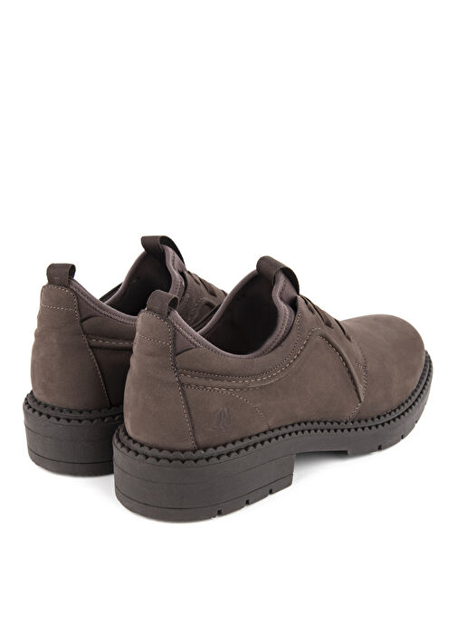 Hush Puppies Taupe Erkek Nubuk Günlük Ayakkabı Kabo - Görsel 6