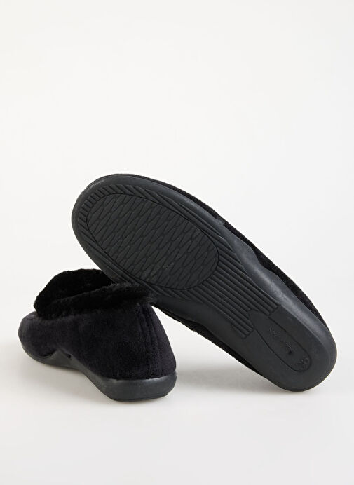 Twigy Siyah Kadın Ev Terliği CC0146A - Görsel 6