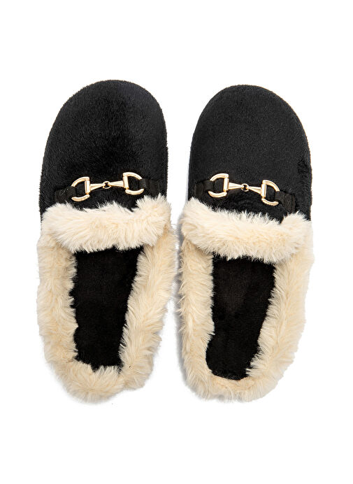 Twigy Siyah Kadın Ev Terliği EE0030 - Görsel 3