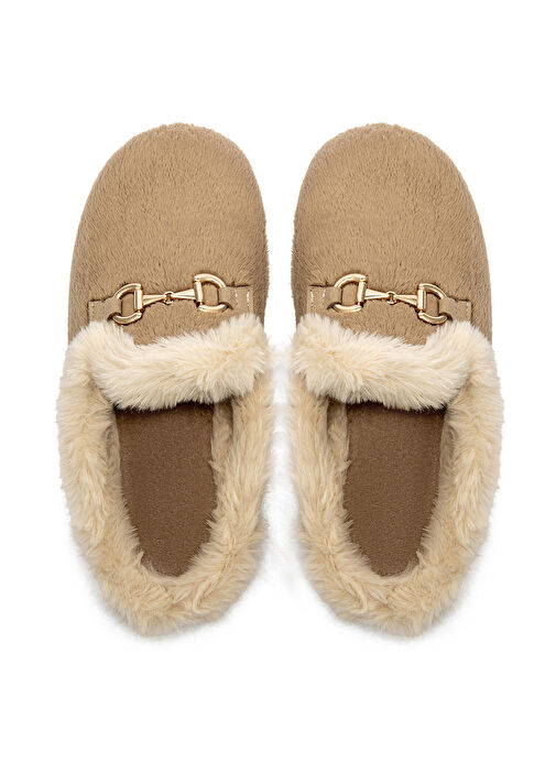 Twigy Kahverengi Kadın Ev Terliği EE0032 - Görsel 3