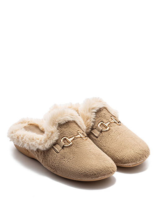 Twigy Kahverengi Kadın Ev Terliği EE0032 - Görsel 2