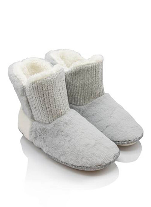 Twigy Gri Kadın Ev Terliği CC0020 - Görsel 2