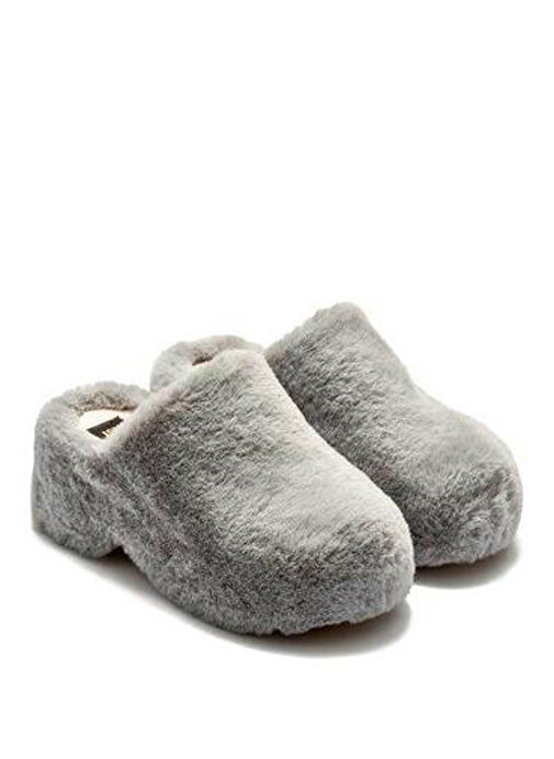 Twigy Gri Kadın Ev Terliği AA0082A - Görsel 3