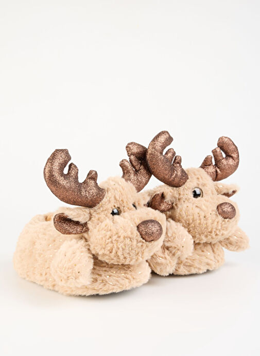 Twigy Krem Kadın Ev Terliği AA0646A - Görsel 3