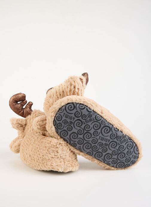 Twigy Krem Kadın Ev Terliği AA0646A - Görsel 6