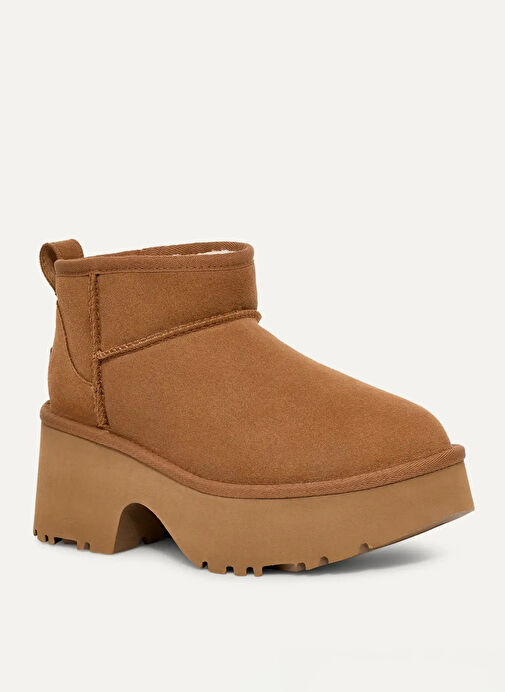 Ugg Taba Kadın Süet Bot W CLASSIC ULTRA MINI NEW HEIGHTS 1158311 - Görsel 4