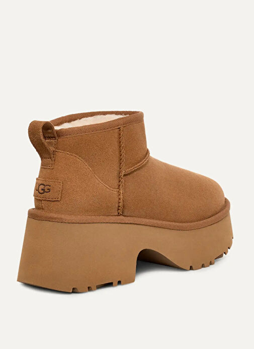 Ugg Taba Kadın Süet Bot W CLASSIC ULTRA MINI NEW HEIGHTS 1158311 - Görsel 5