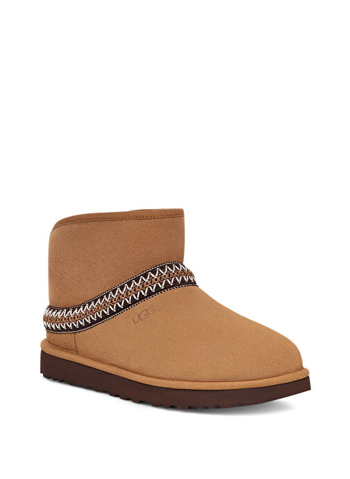 Ugg Taba Kadın Süet Bot W CLASSIC MINI CRESCENT 1158262 - Görsel 3