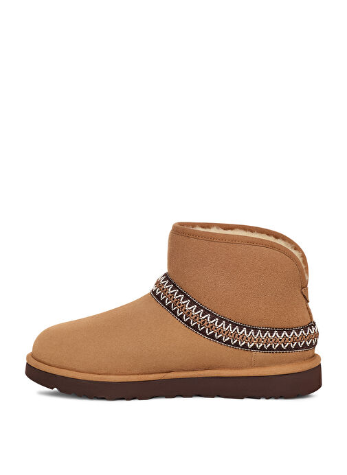 Ugg Taba Kadın Süet Bot W CLASSIC MINI CRESCENT 1158262 - Görsel 4