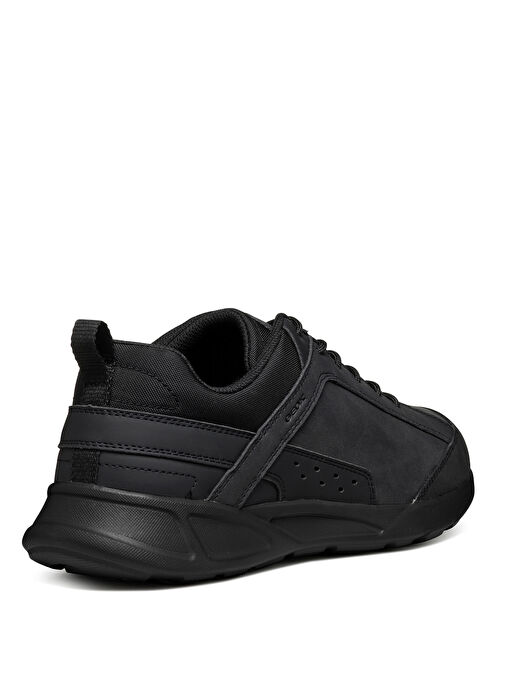 Geox Siyah Erkek Sneaker U SANZIO C - NBK SYNT.LEA - Görsel 4