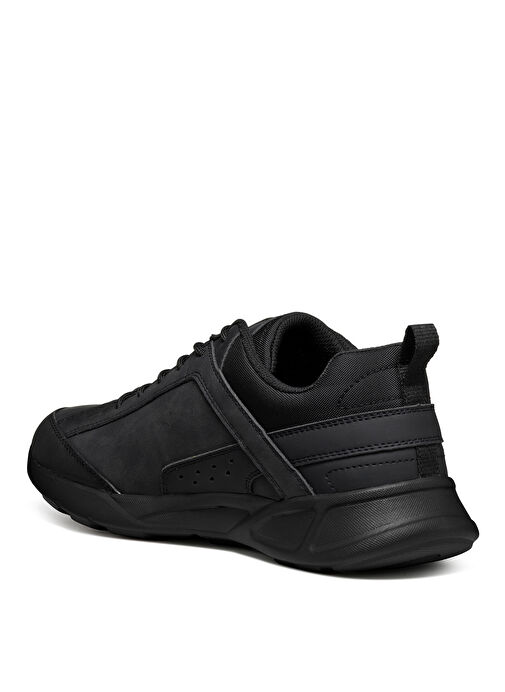 Geox Siyah Erkek Sneaker U SANZIO C - NBK SYNT.LEA - Görsel 5
