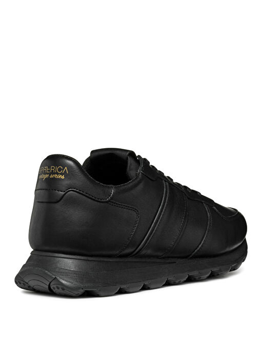 Geox Siyah Erkek Deri Günlük Ayakkabı U SPHERICA VSERIES B - WAX.LEA - Görsel 4