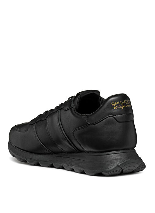 Geox Siyah Erkek Deri Günlük Ayakkabı U SPHERICA VSERIES B - WAX.LEA - Görsel 5