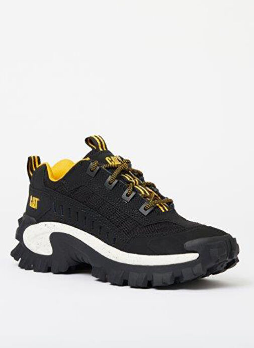 Caterpillar Siyah-Sarı Kadın Deri Sneaker 013G100955 - Görsel 3