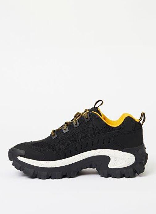 Caterpillar Siyah-Sarı Kadın Deri Sneaker 013G100955 - Görsel 4