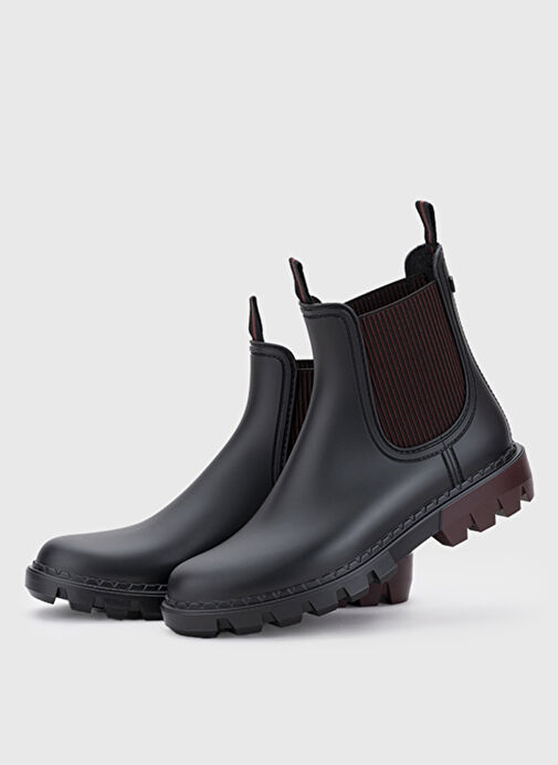 Igor Siyah - Bordo Kadın Bot W10317 - Görsel 4