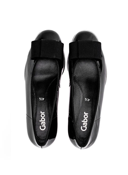 Gabor Siyah Kadın Rugan Babet - Görsel 7