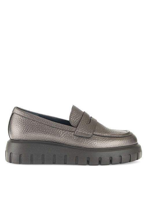 Gabor Metalik Kadın Deri Loafer 55|3 - Görsel 2