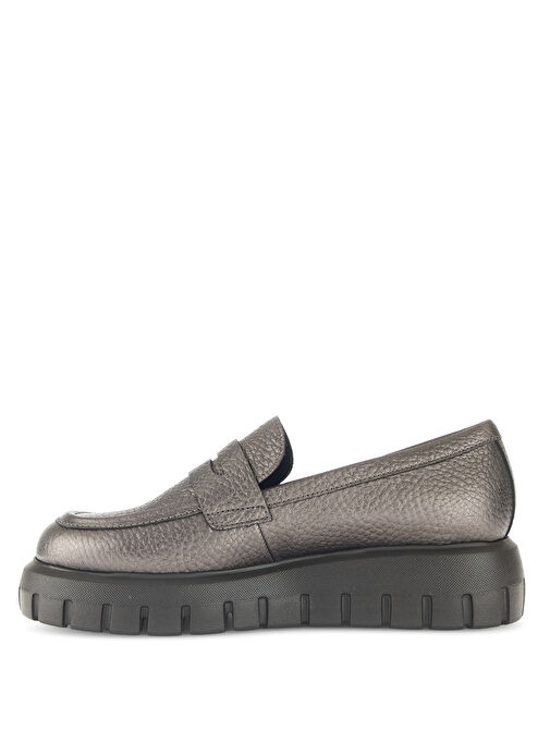 Gabor Metalik Kadın Deri Loafer 55|3 - Görsel 4