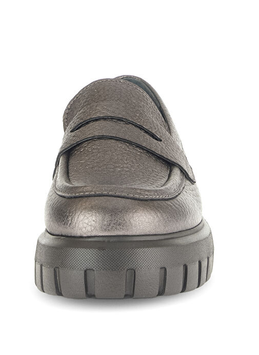 Gabor Metalik Kadın Deri Loafer 55|3 - Görsel 5