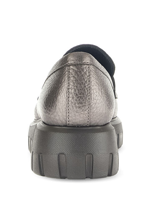 Gabor Metalik Kadın Deri Loafer 55|3 - Görsel 6